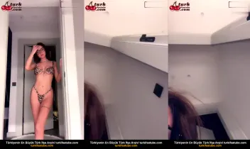 Çiçekli iç çamaşırlarıyla canlı yayın yapan Celine